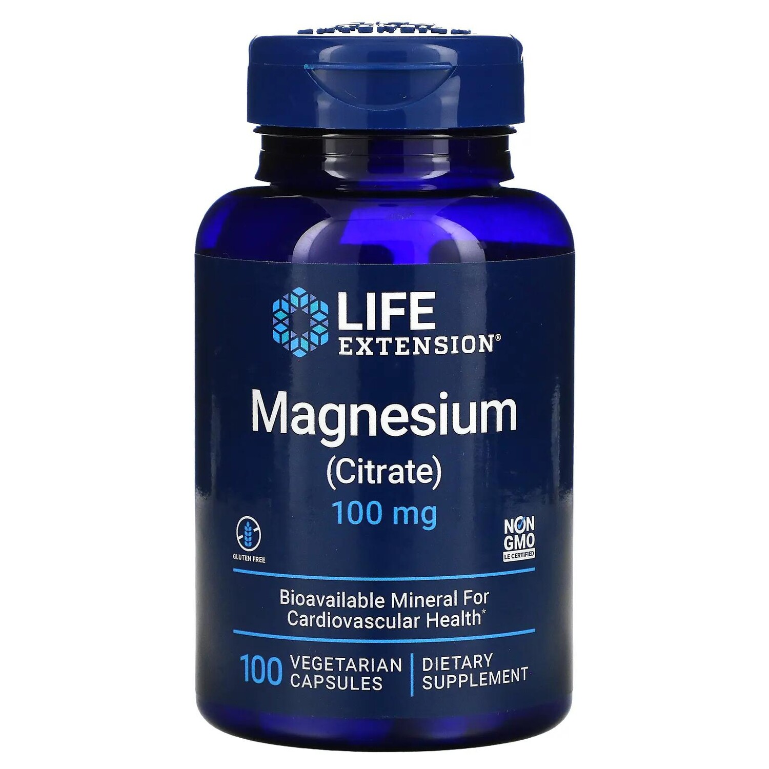 

Life Extension Магний (цитрат) 160 мг 100 вегетарианских капсул