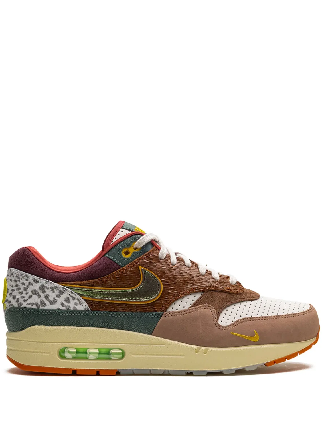 Кроссовки Air Max 1 '87 Luxe University of Oregon PE 2024 Nike, коричневый