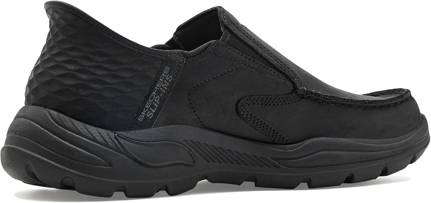 Мужские лоферы Skechers Arch Fit Motley - MiloSlip-On, черный — фото 3