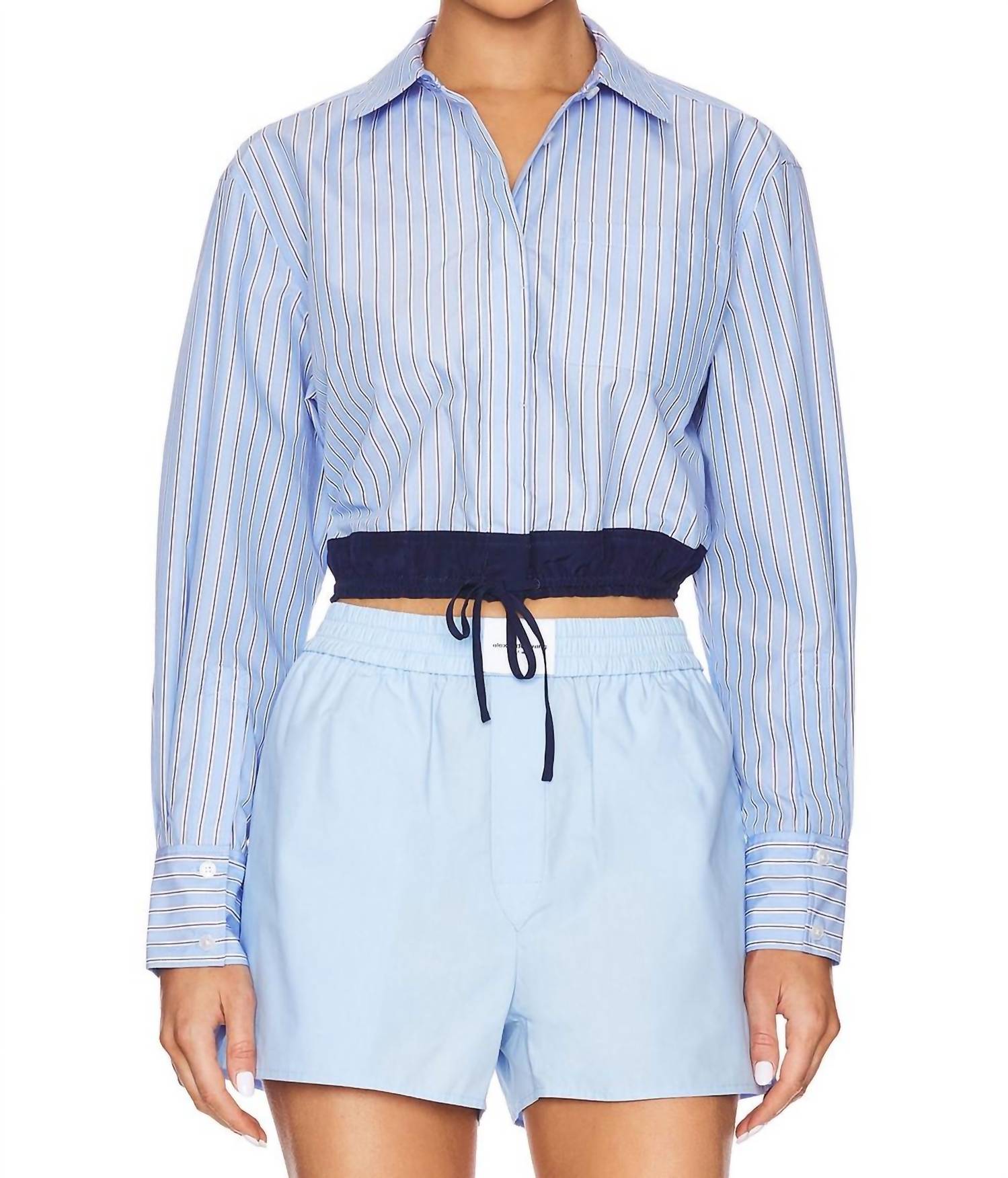 

Adryck Рубашка с длинным рукавом в синюю полоску Harbor JONATHAN SIMKHAI