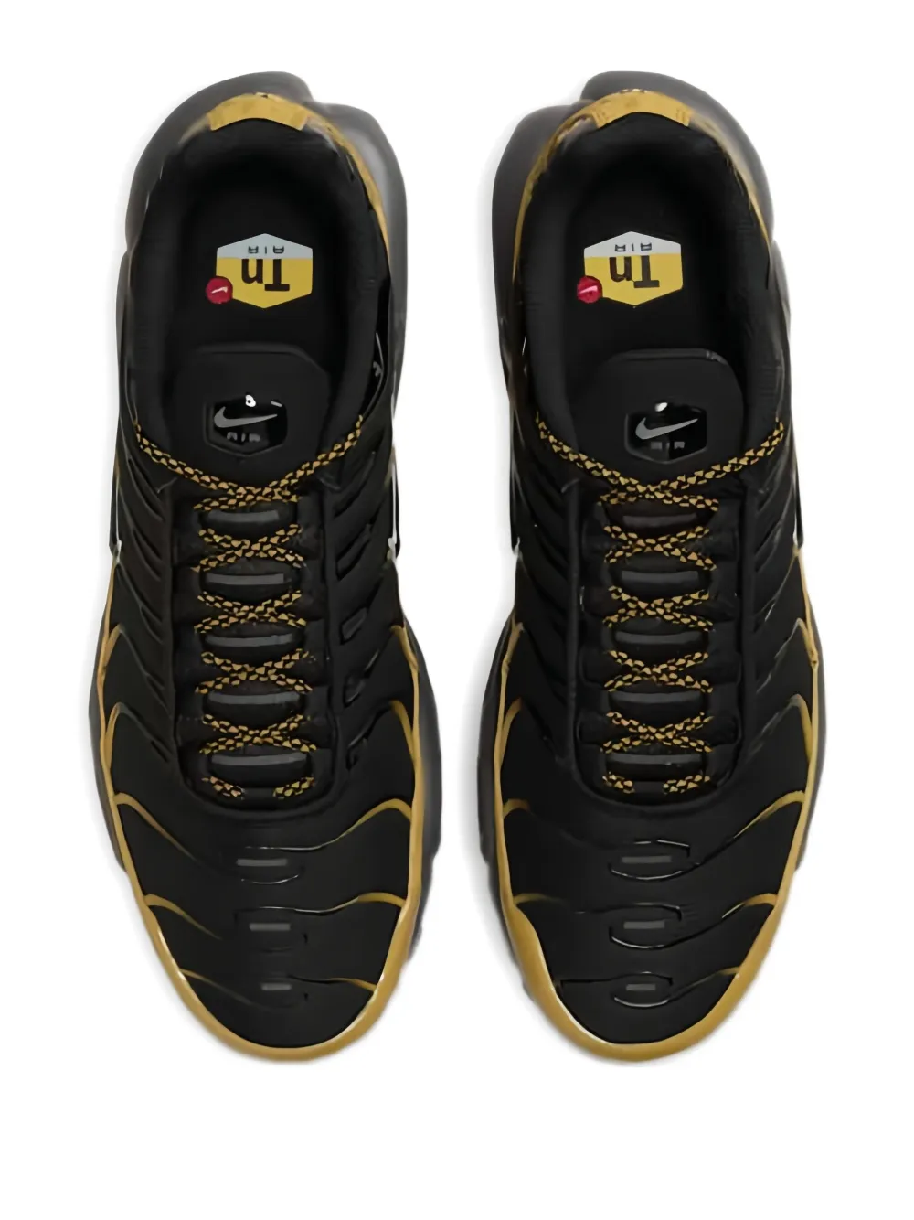 Кроссовки Air Max Plus Black Nike, черный — фото 4