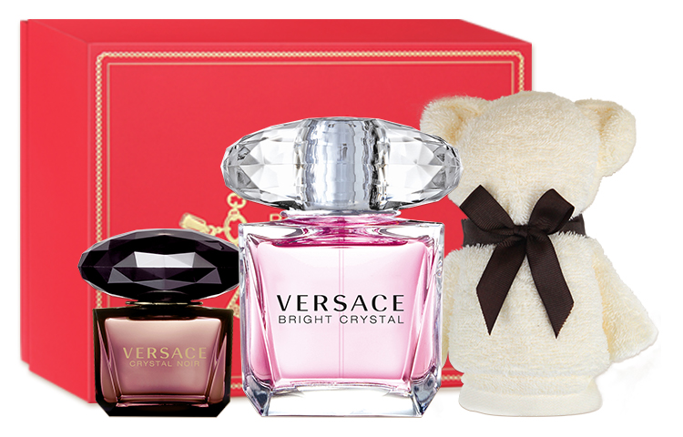 

Набор женских духов Crystal Diamond Light Eau De Toilette 30мл+5мл/50мл+5мл VERSACE, crystal diamond fragrance 30ml + starry синий fragrance 5ml