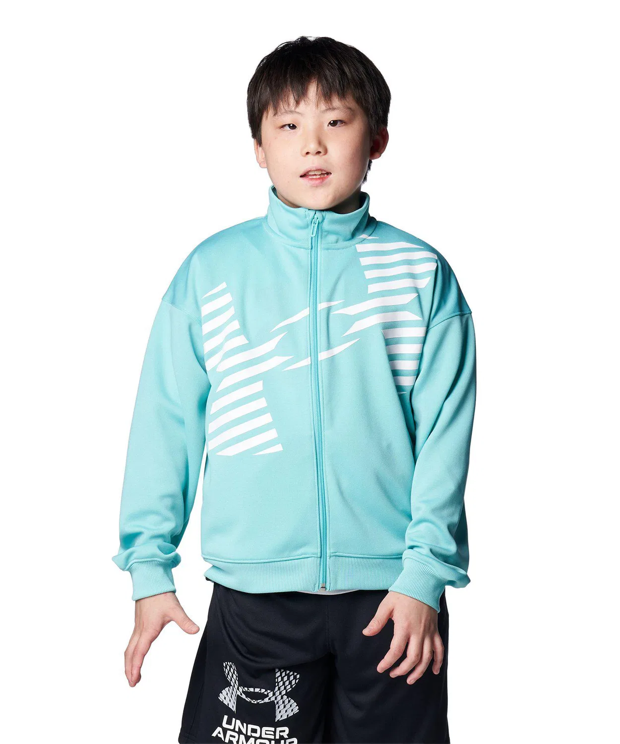 Куртка для тренировок UA Track Jacket для детей, полиэстер, синяя
