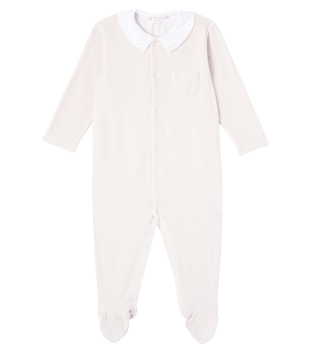 

Комбинезон из велюра с хлопком Baby Tilouan Bonpoint, Perle