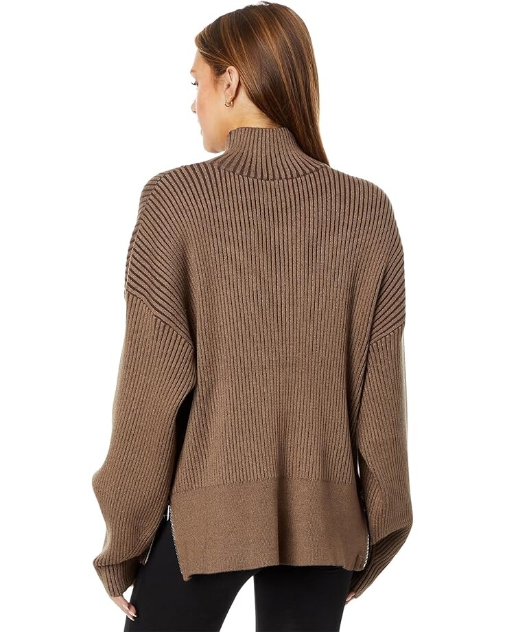 

Свитер Varley Mayfair Mock Neck Knit, цвет Shiitake Marl