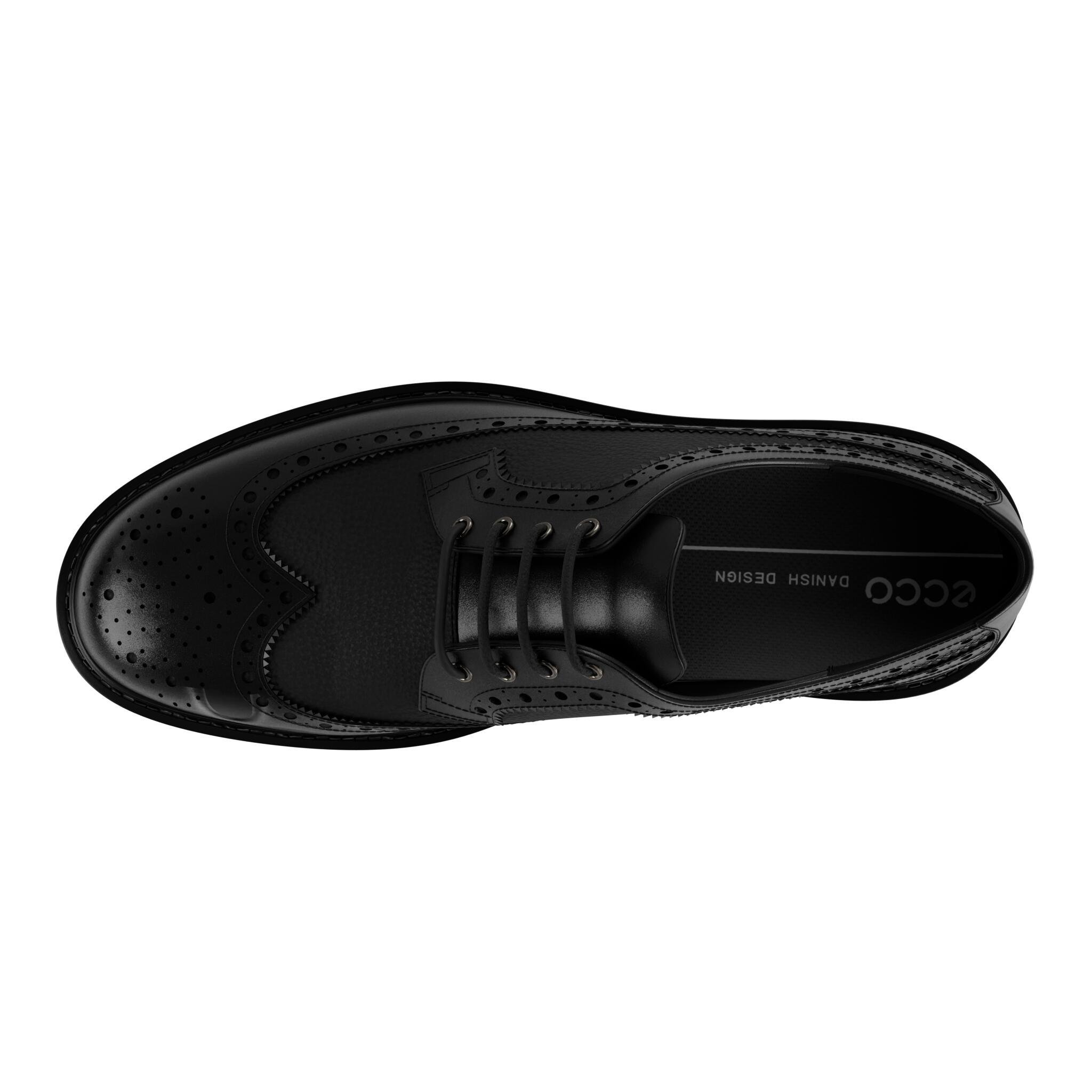 Туфли Metropol Oslo Wingtip Мужские Ecco, BLACK/BLACK