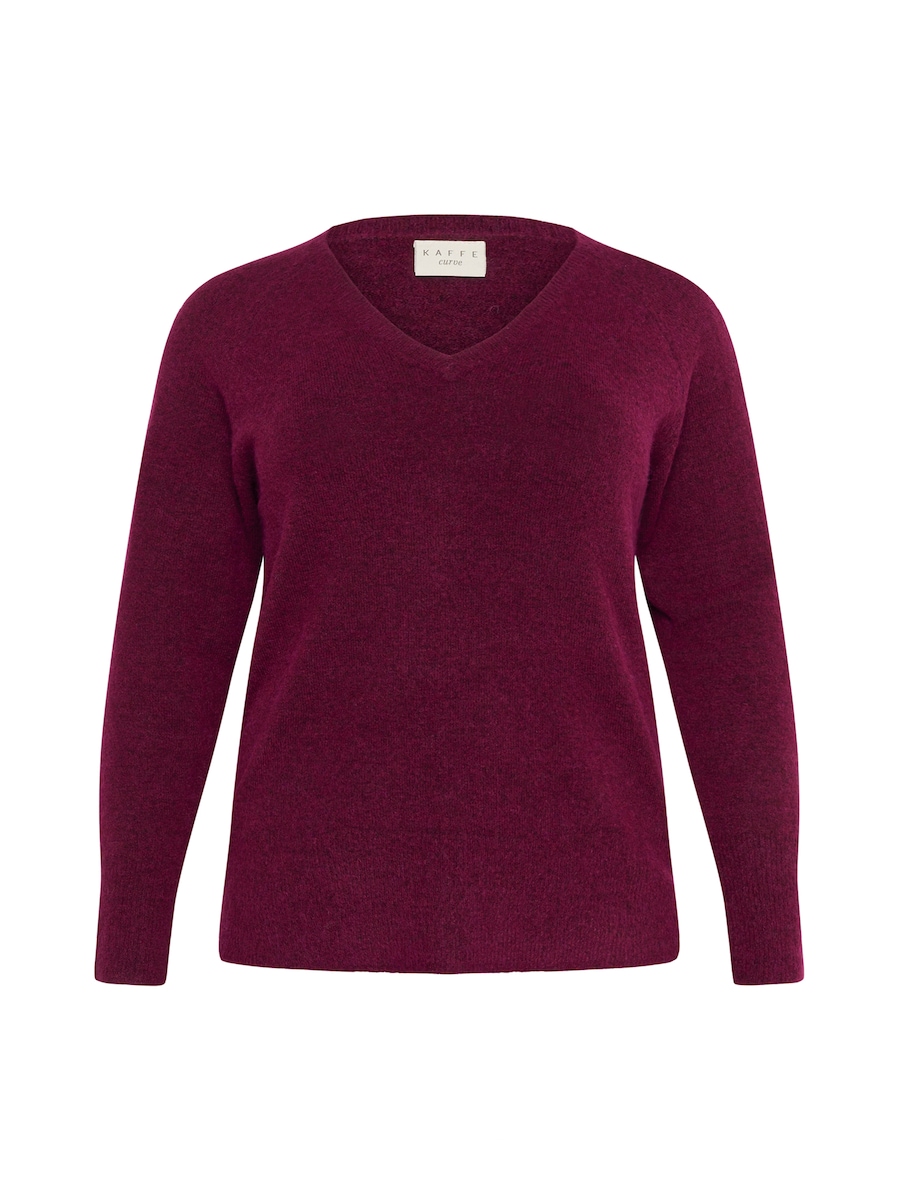 

Свитер KAFFE CURVE Niela, бургундия