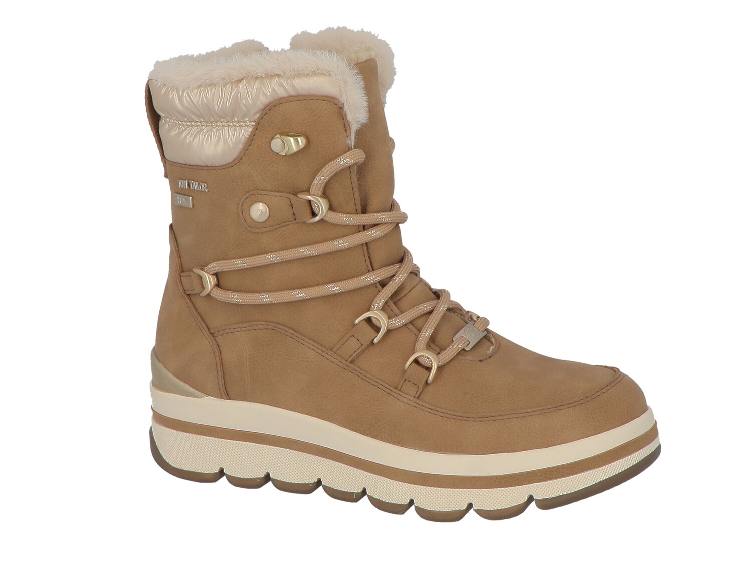 

Ботинки Tom Tailor Stiefel mit Warmfutter, коричневый