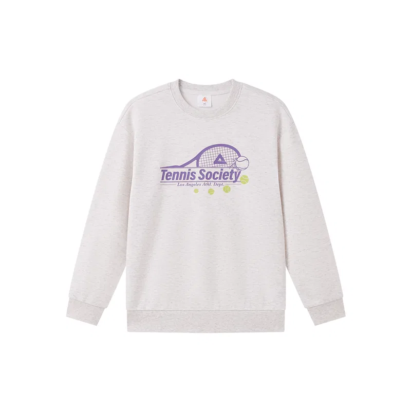 Свитшот без капюшона Light Heather Gray PEAK