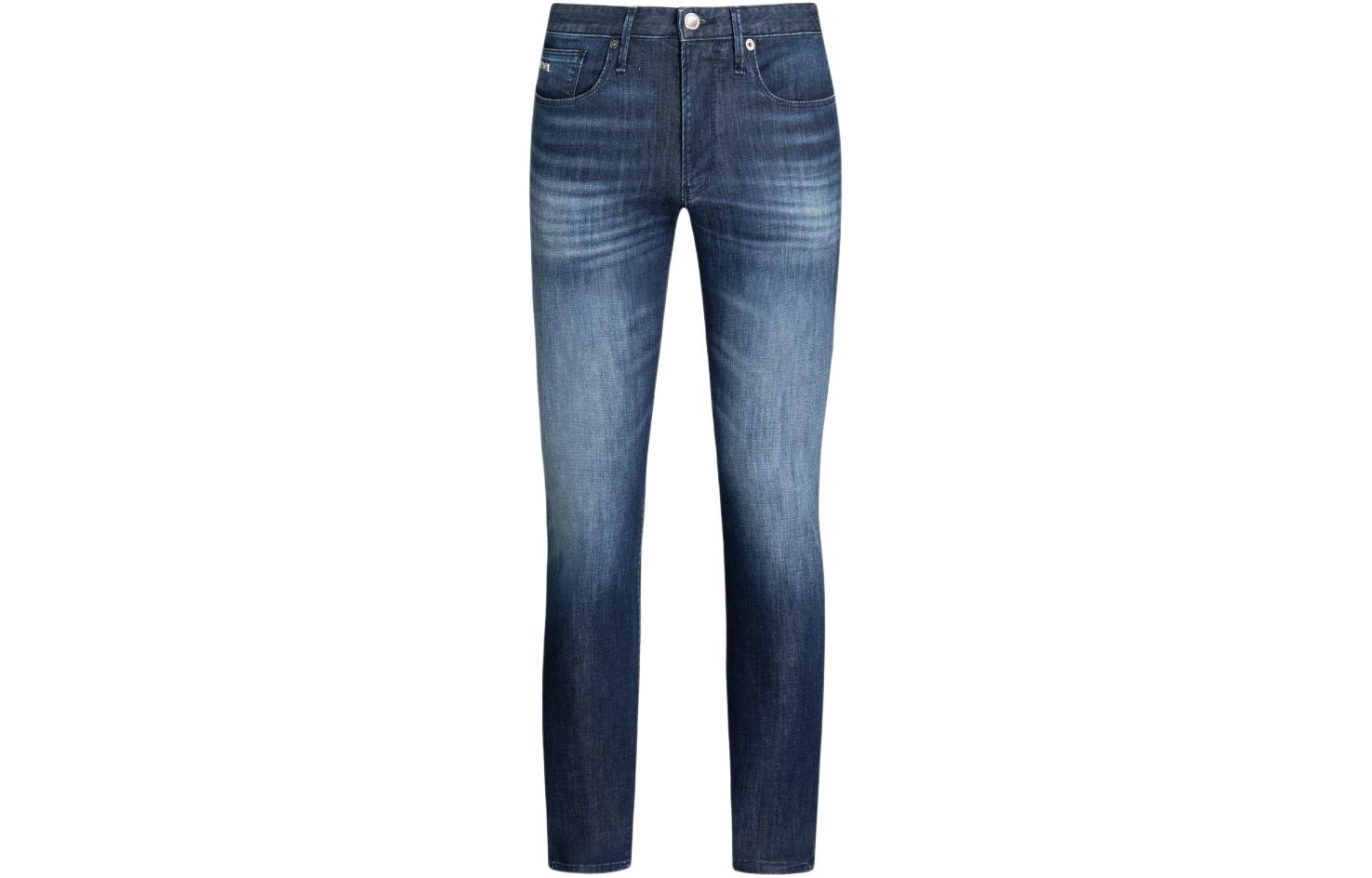 

Джинсы Slim Fit с логотипом EMPORIO ARMANI, синий