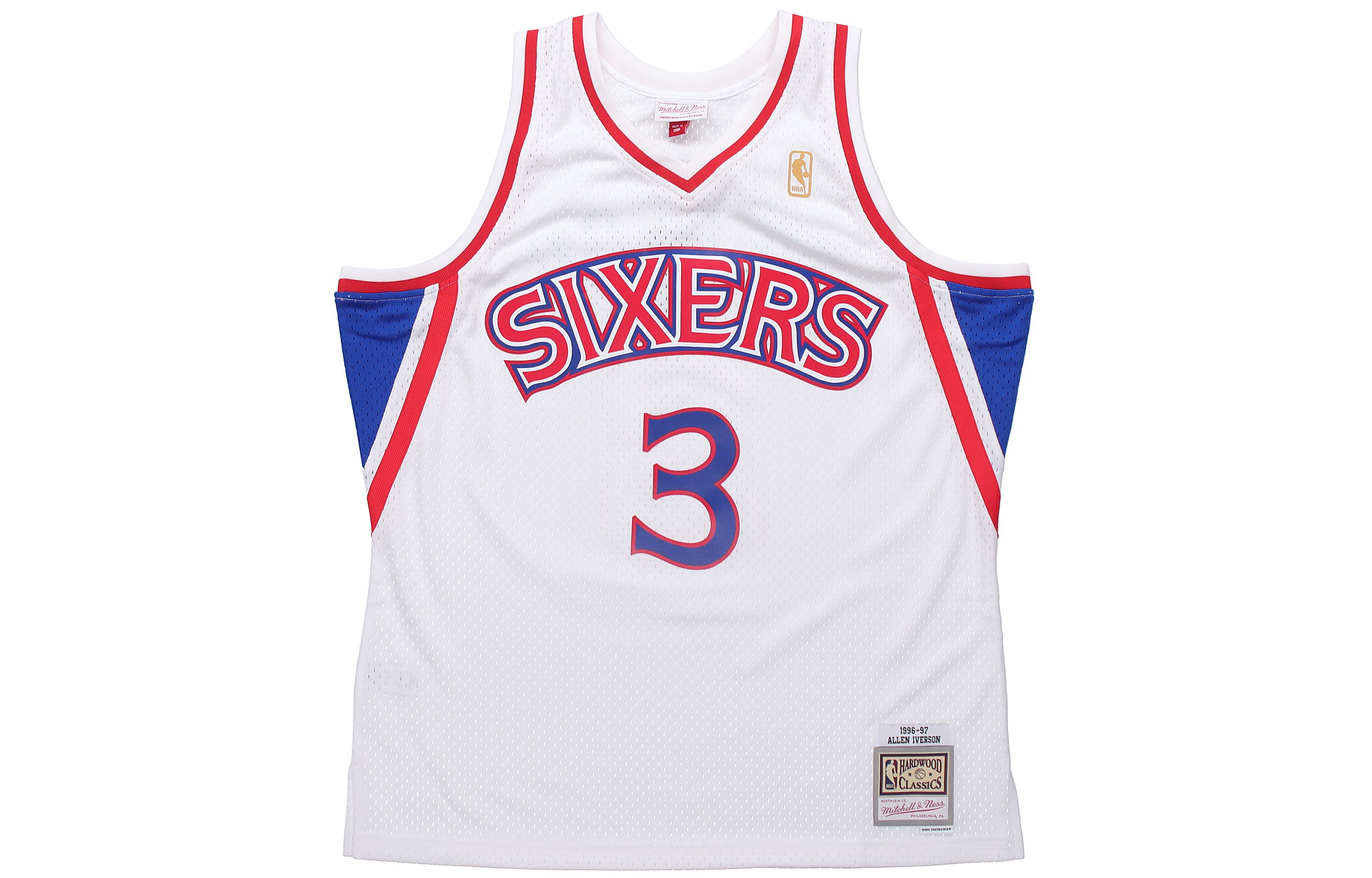 

Джерси филадельфия 76ers домашняя 1996 97 айверсон swingman Mitchell Ness