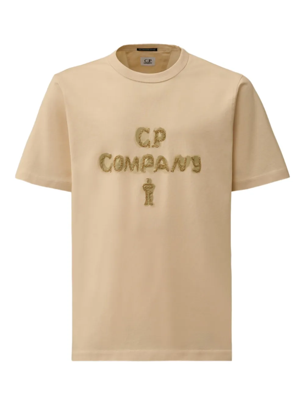 

Футболка с вышитым логотипом C.P. Company, нейтральный