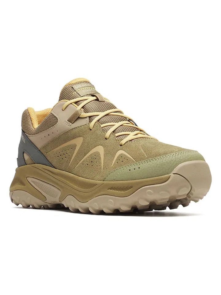 Треккинговые ботинки из кожи Merrell, зеленый — фото 2