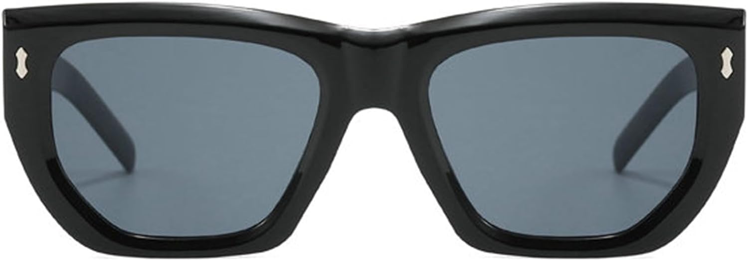 

Солнцезащитные очки Willochra Oversized Cat Eye для женщин, 2025 год, роскошные классические винтажные квадратные солнцезащитные очки для женщин, ретро-очки с заклепками, C1