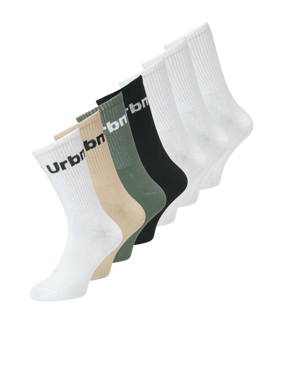 

Носки JACK & JONES JACUrbn, цвет Dark beige/Green/Black/White