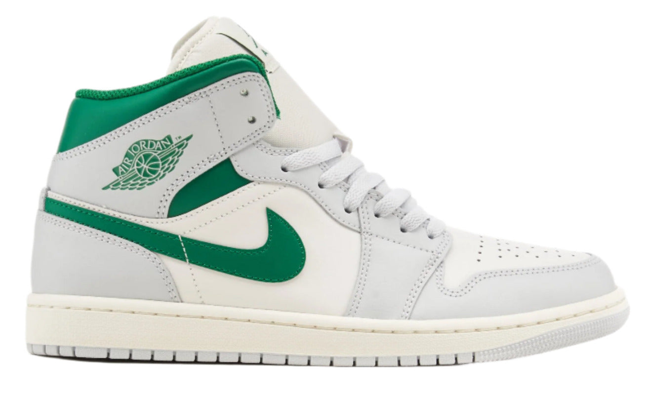 

Кроссовки Jordan 1 Mid White Pure Platinum Pine Green