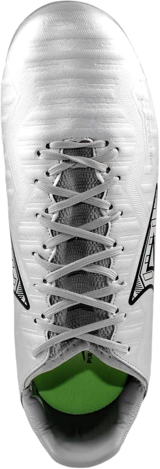 Бутсы Pirma Soccer Стиль 3046 - Skin Gamer Серебристо-черные для твердого грунта, серебристый/черный — фото 2