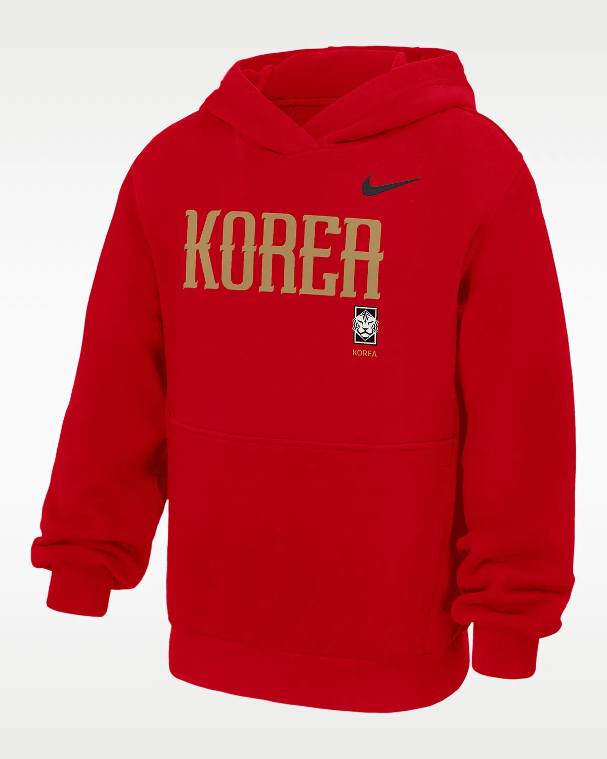 Детская толстовка Nike Pullover Hoodie Korea Club Fleece, University Red