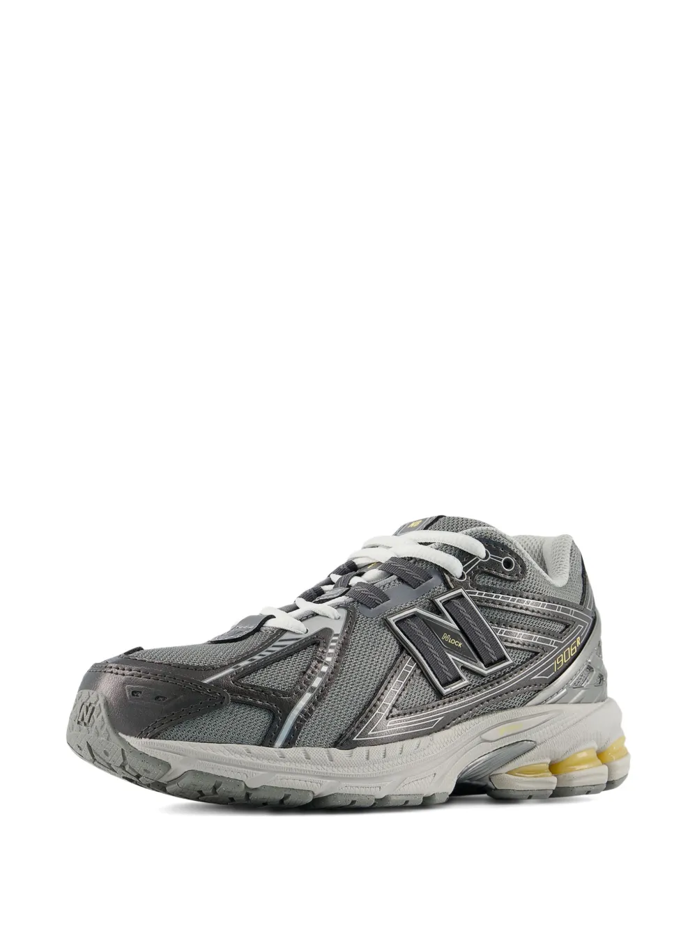 Кроссовки 1906 на шнуровке New Balance Kids, серый — фото 4