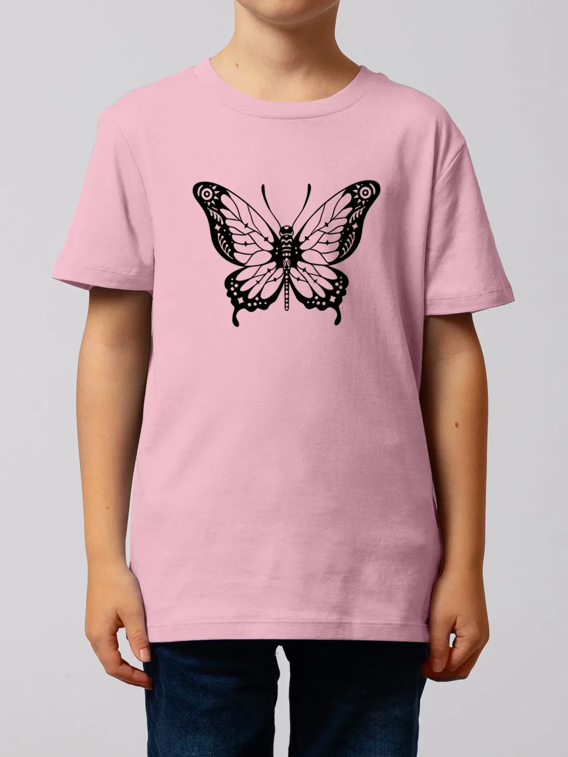 Футболка с бабочкой Wat? Apparel, розовый