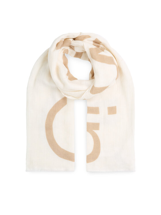 

Шарф Bold Logo Cotton Hemp Scarf K60K612975 Calvin Klein, экрю