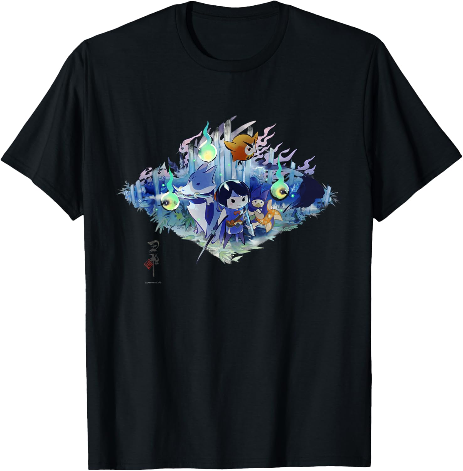 

Футболка MONSTER HUNTER RISE Kamura no Sato, черная Capcom