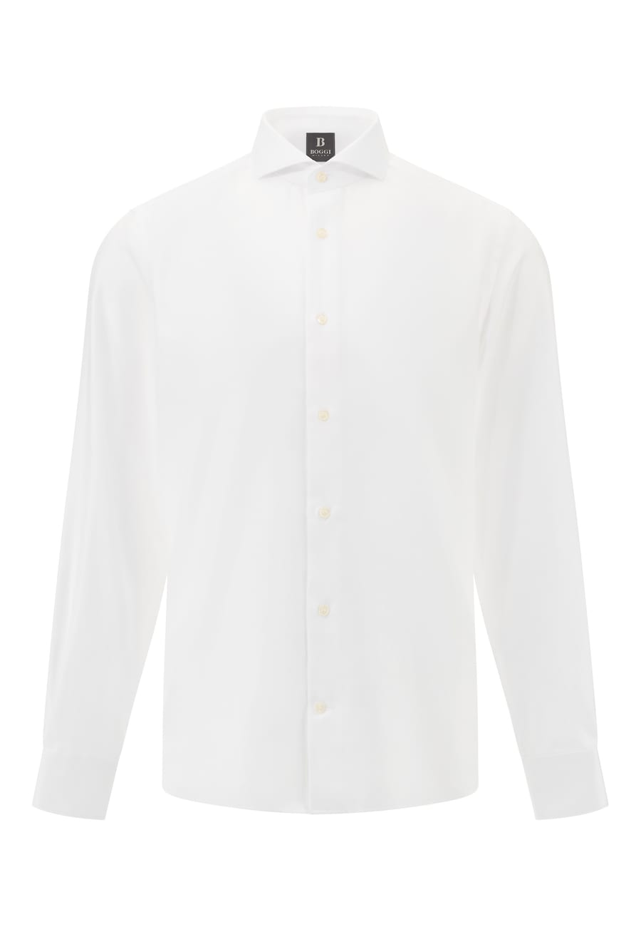 

Рубашка на пуговицах классического кроя Boggi Milano, белый
