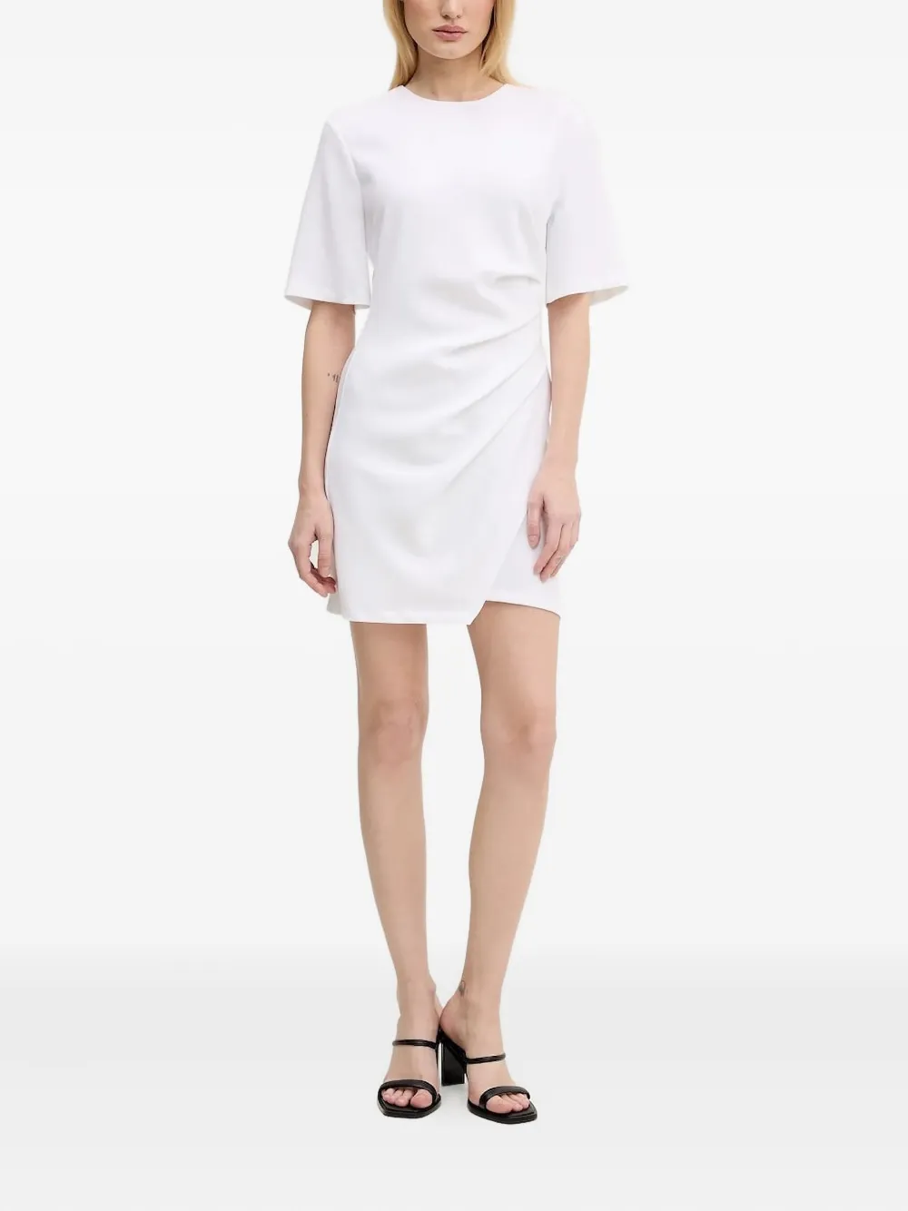 

Платье мини с короткими рукавами Aniye By, белый