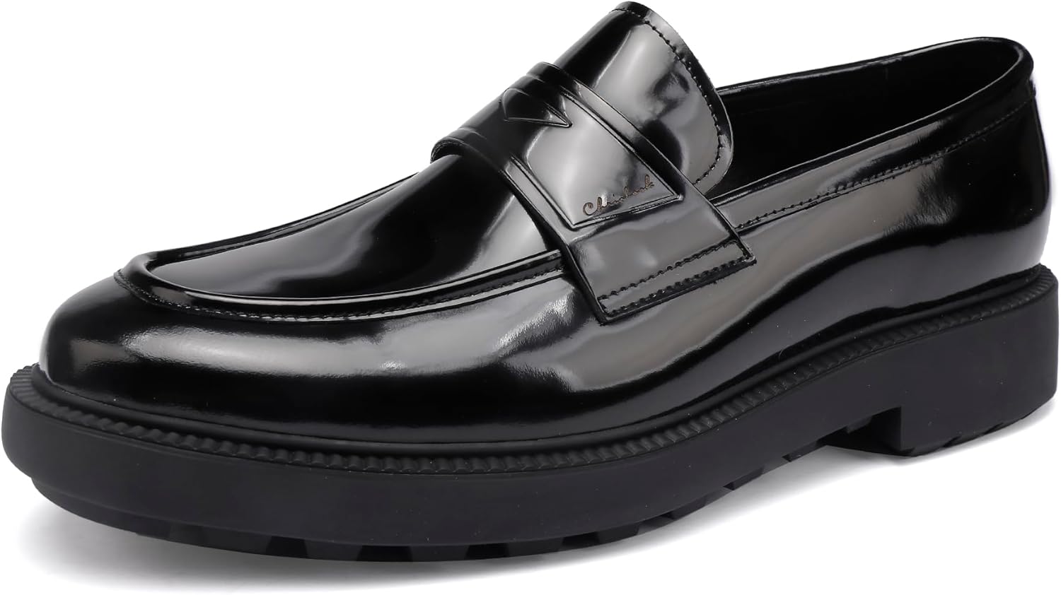 

Мужские классические лоферы Mokolife из лакированной кожи, черный