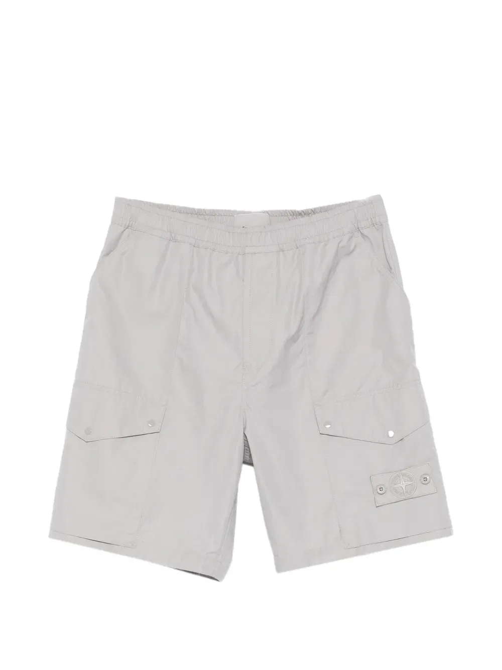 Карго-шорты с нашивкой логотипа Stone Island, серый