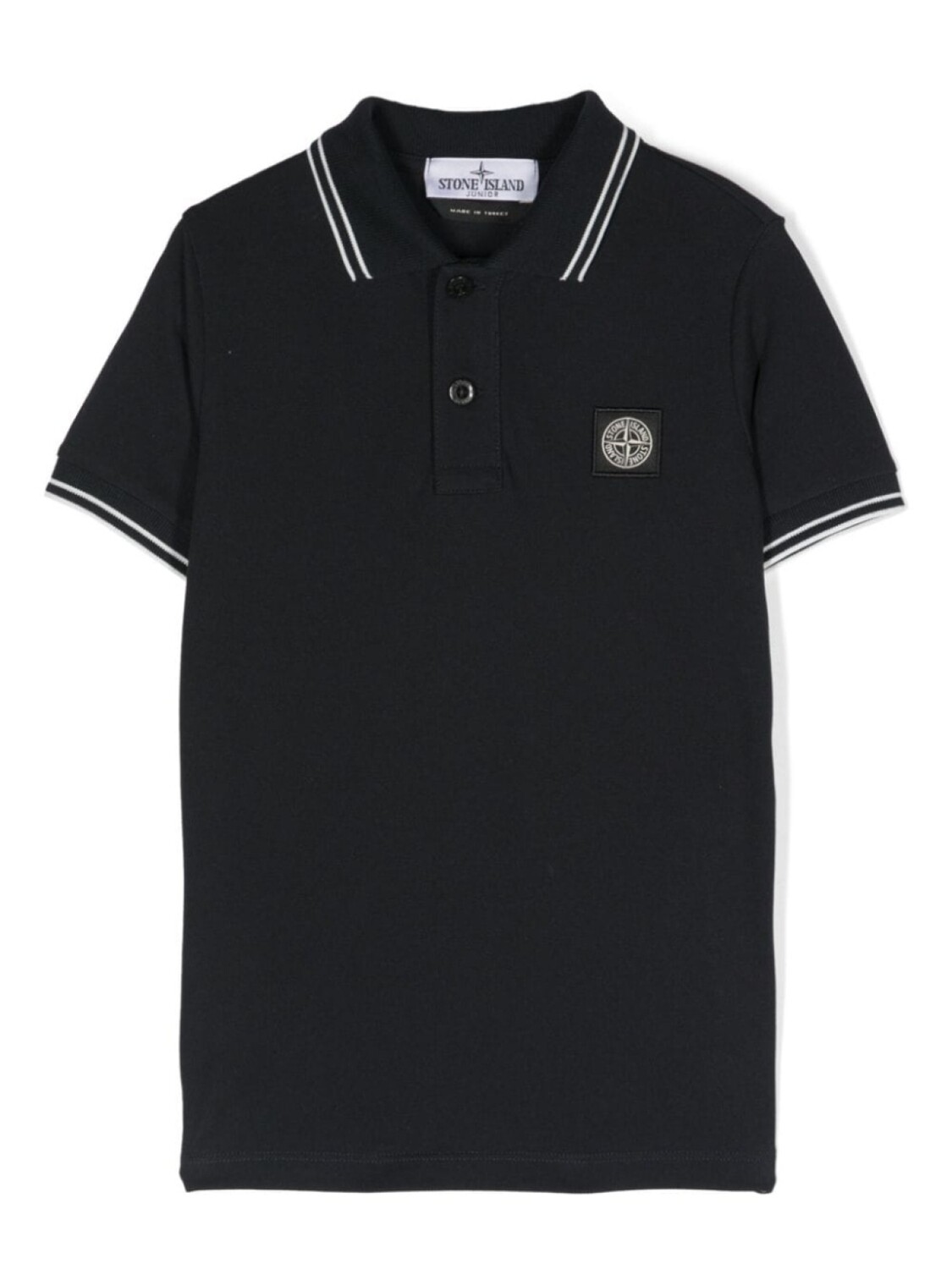 

Stone Island Junior рубашка поло с логотипом Compass, синий