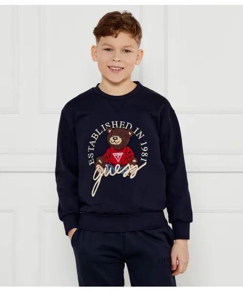 

Толстовка Oversize fit Guess, синий