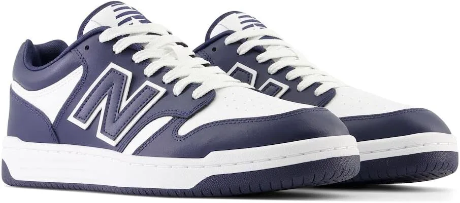 Мужские кроссовки New Balance 480 V1, белый/синий — фото 2