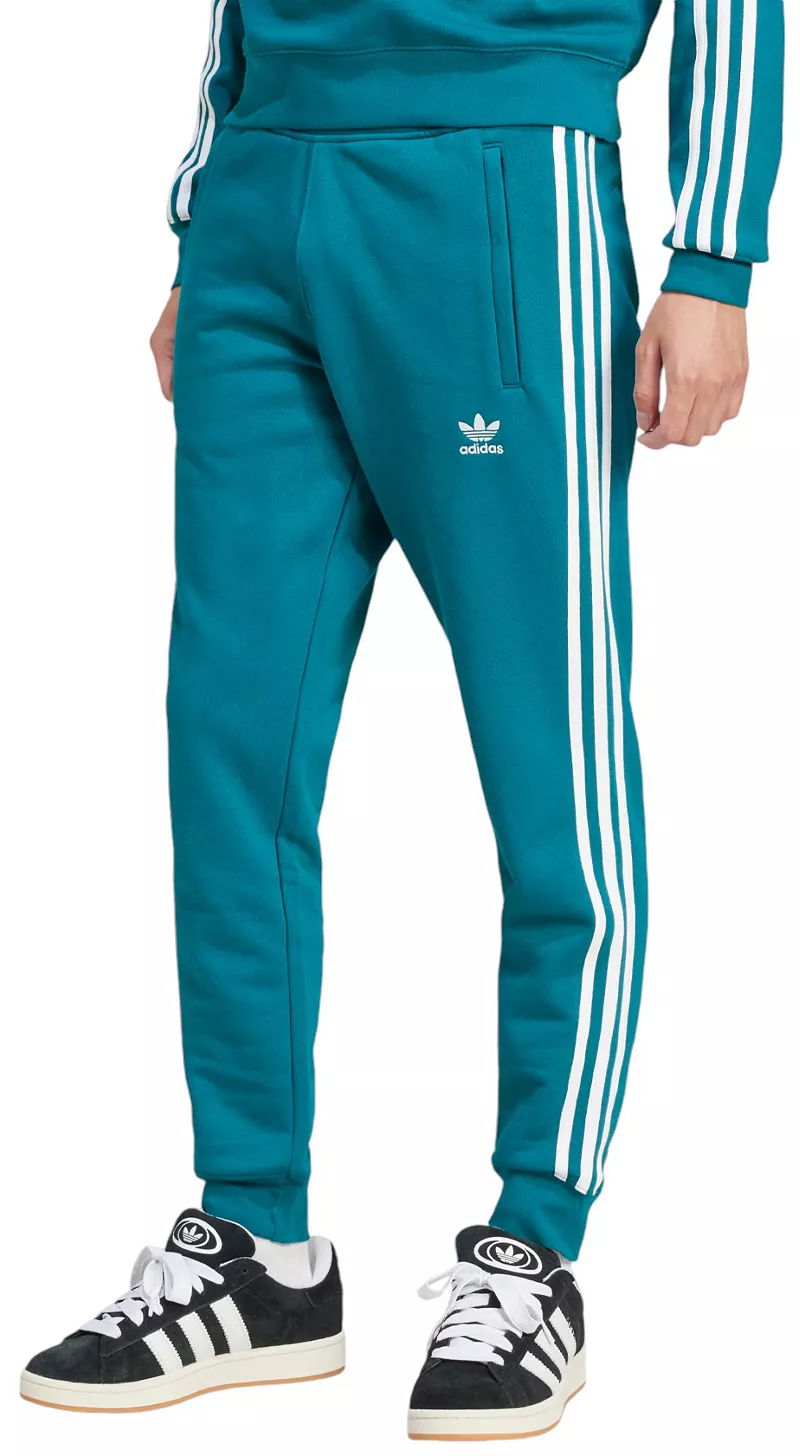 

Мужские джоггеры с 3 полосками Adidas Adicolor, цвет Legacy Teal