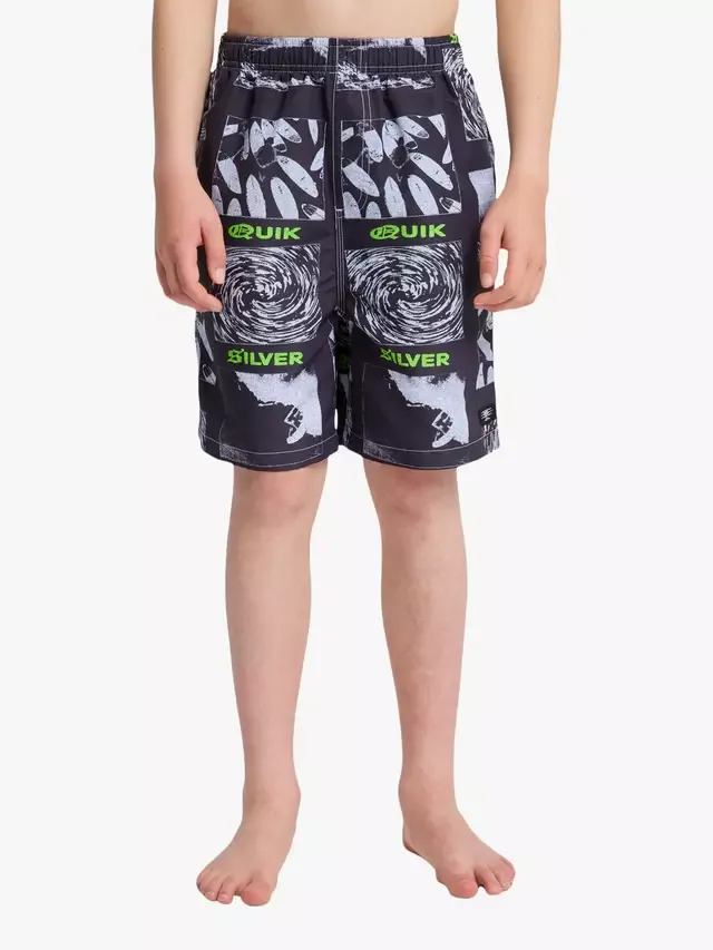 Детские плавательные шорты Mercury Volley, черные Mercury Quiksilver