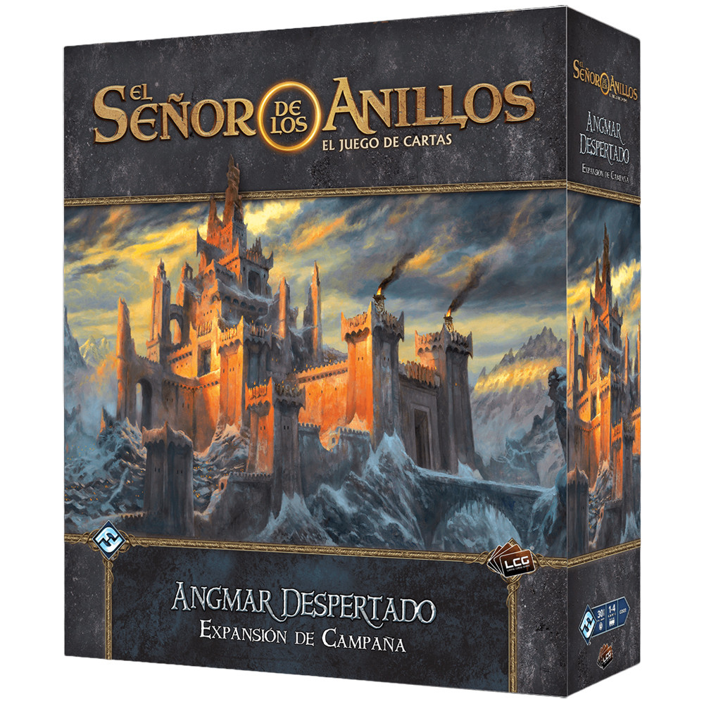 

Настольная игра Fantasy Flight Games The Lord of the Rings LCG: Angmar Despertado Campaign Expansion (Spanish Edition)