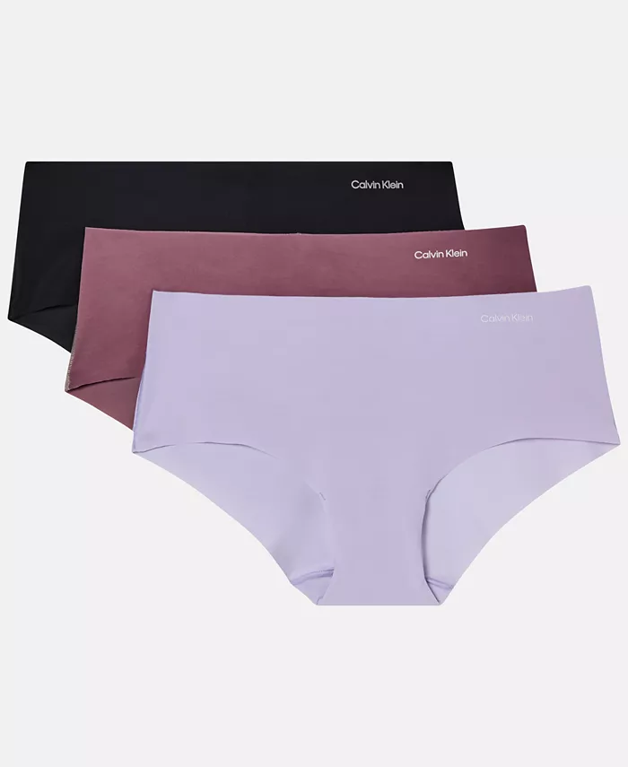

Женские трусы-хипстер Invisibles 3 шт. QD3559 Calvin Klein, коричневый/бежевый