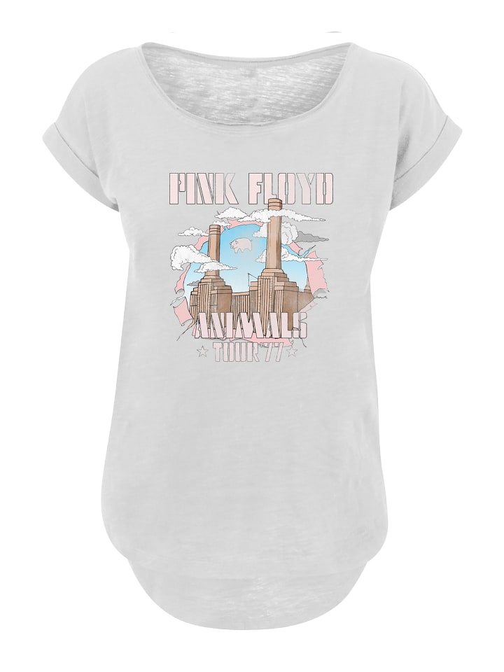 

Футболка Pink Floyd Animal Factory женская длинная белая F4NT4STIC, Белый, Футболка Pink Floyd Animal Factory женская длинная белая F4NT4STIC