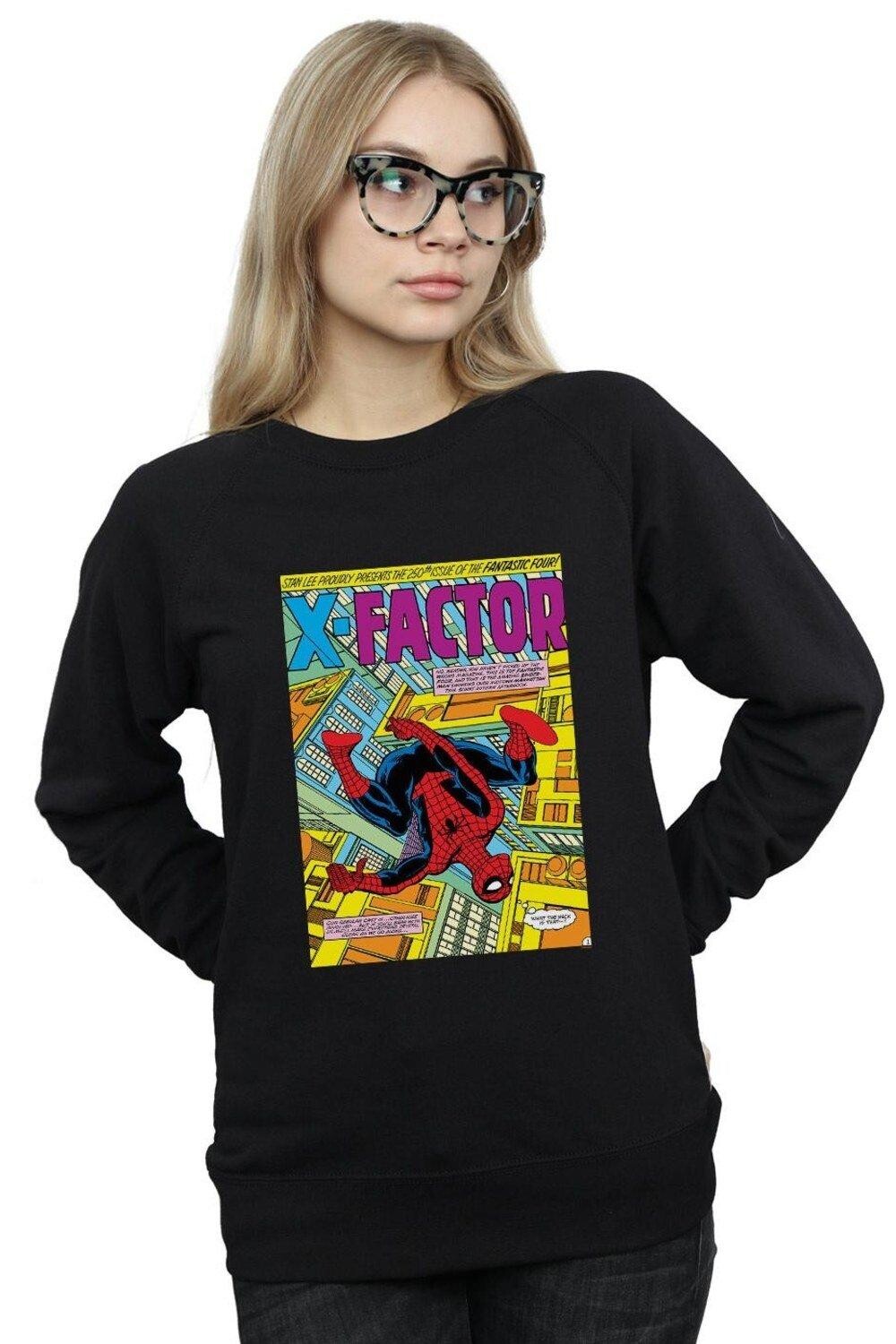 

Толстовка с чехлом Spider-Man X Factor Marvel, черный