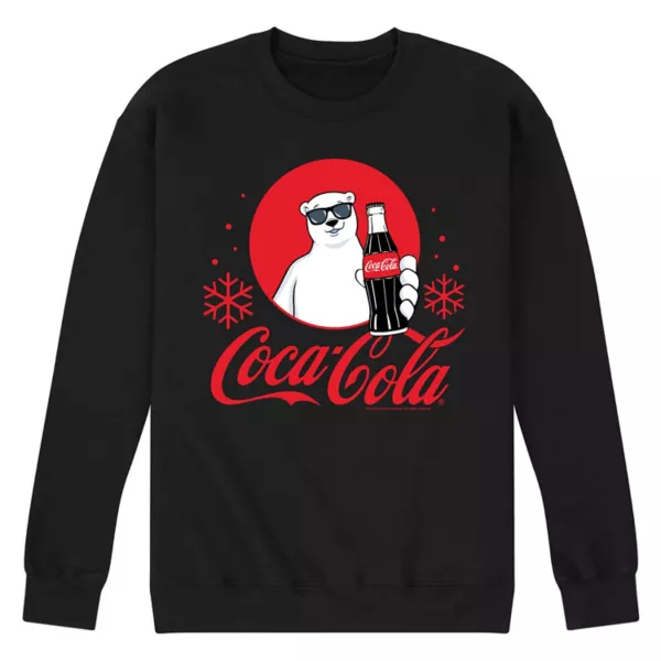 

Мужская толстовка Coca-Cola с полярным медведем Licensed Character, черный