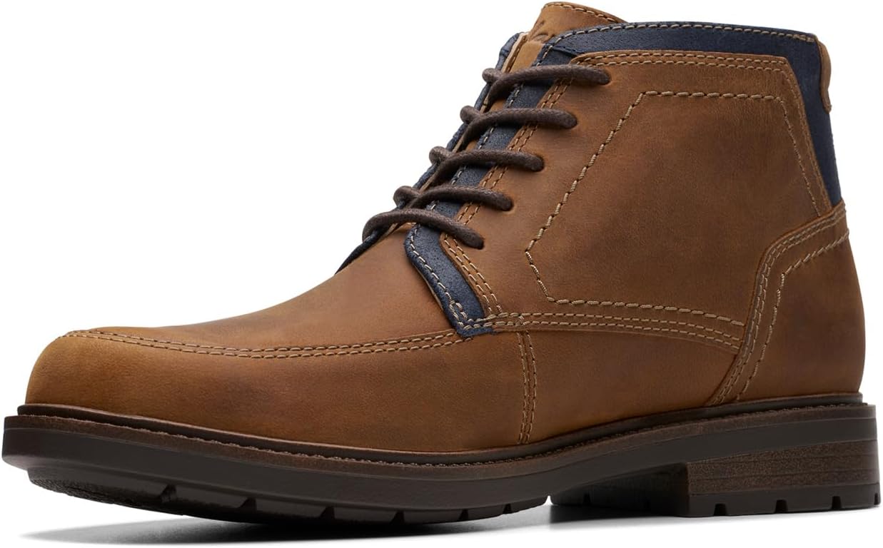 Мужские ботинки Clarks Un Shire Hi водонепроницаемые, светло-коричневый — фото 4