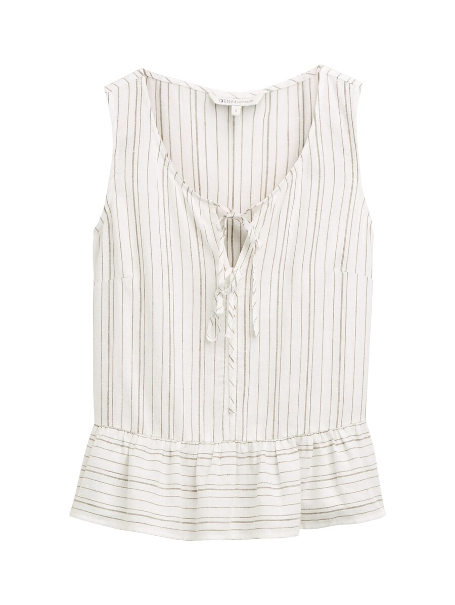 

Блуза TOM TAILOR DENIM, от белого