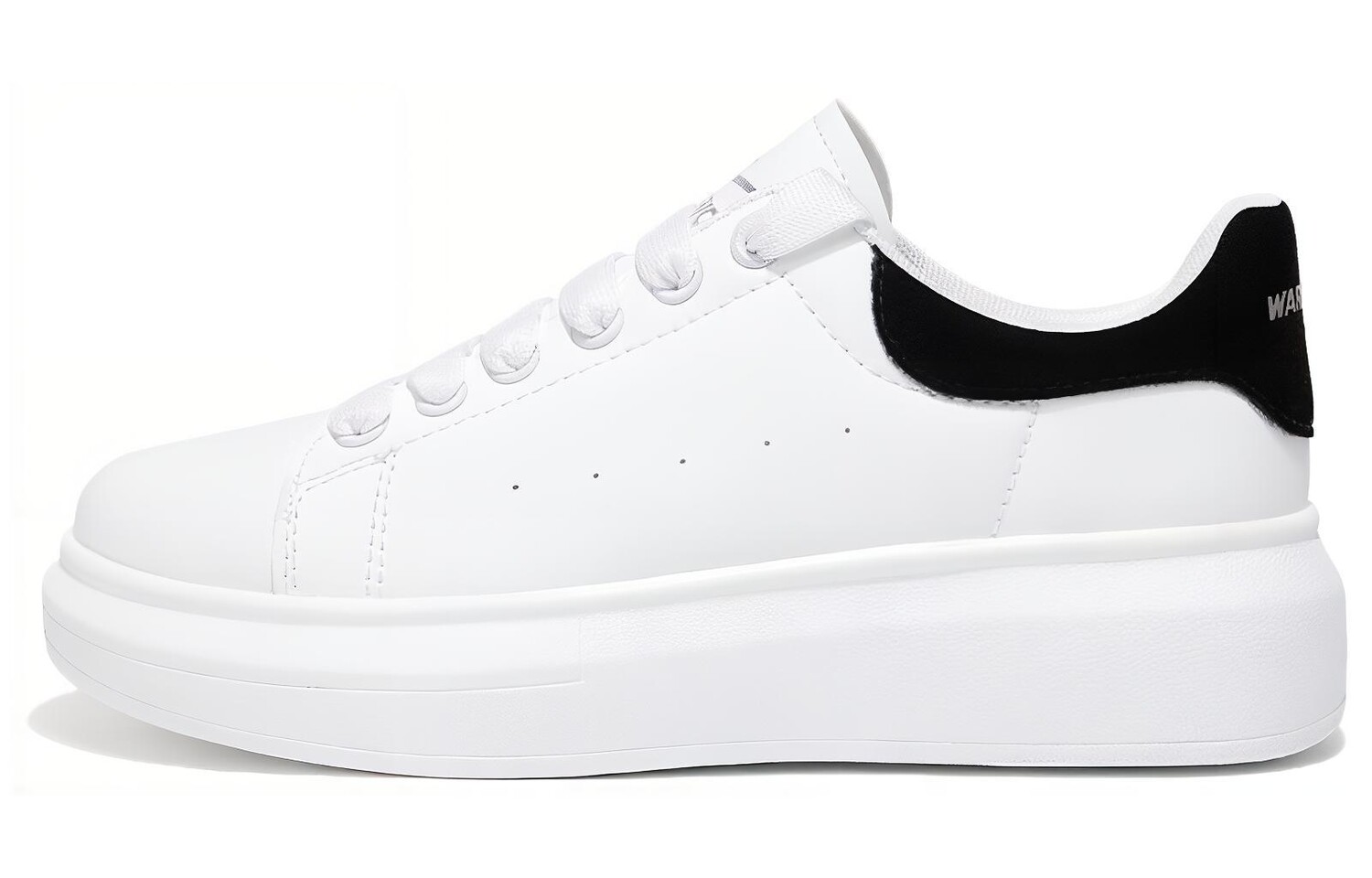 

Кроссовки WARRIOR Skateboarding Shoes Unisex Low-top White/black, белый/черный