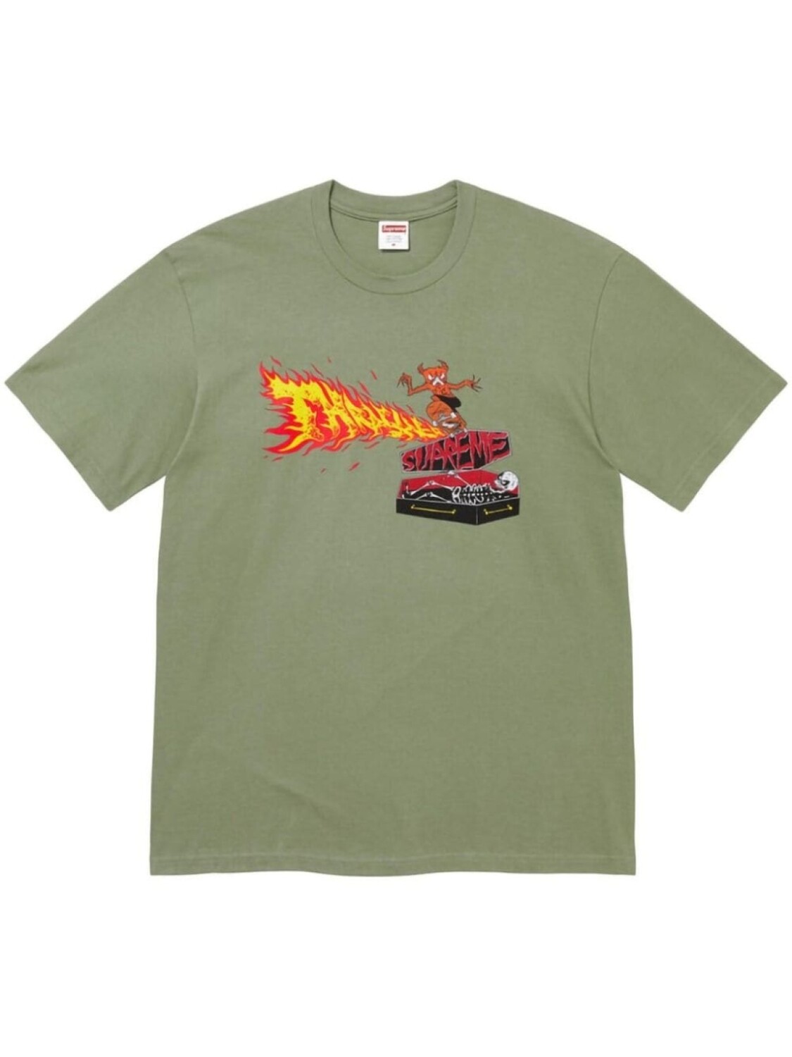 

Футболка Supreme x Thrasher Back Tail "Зеленая", зеленый