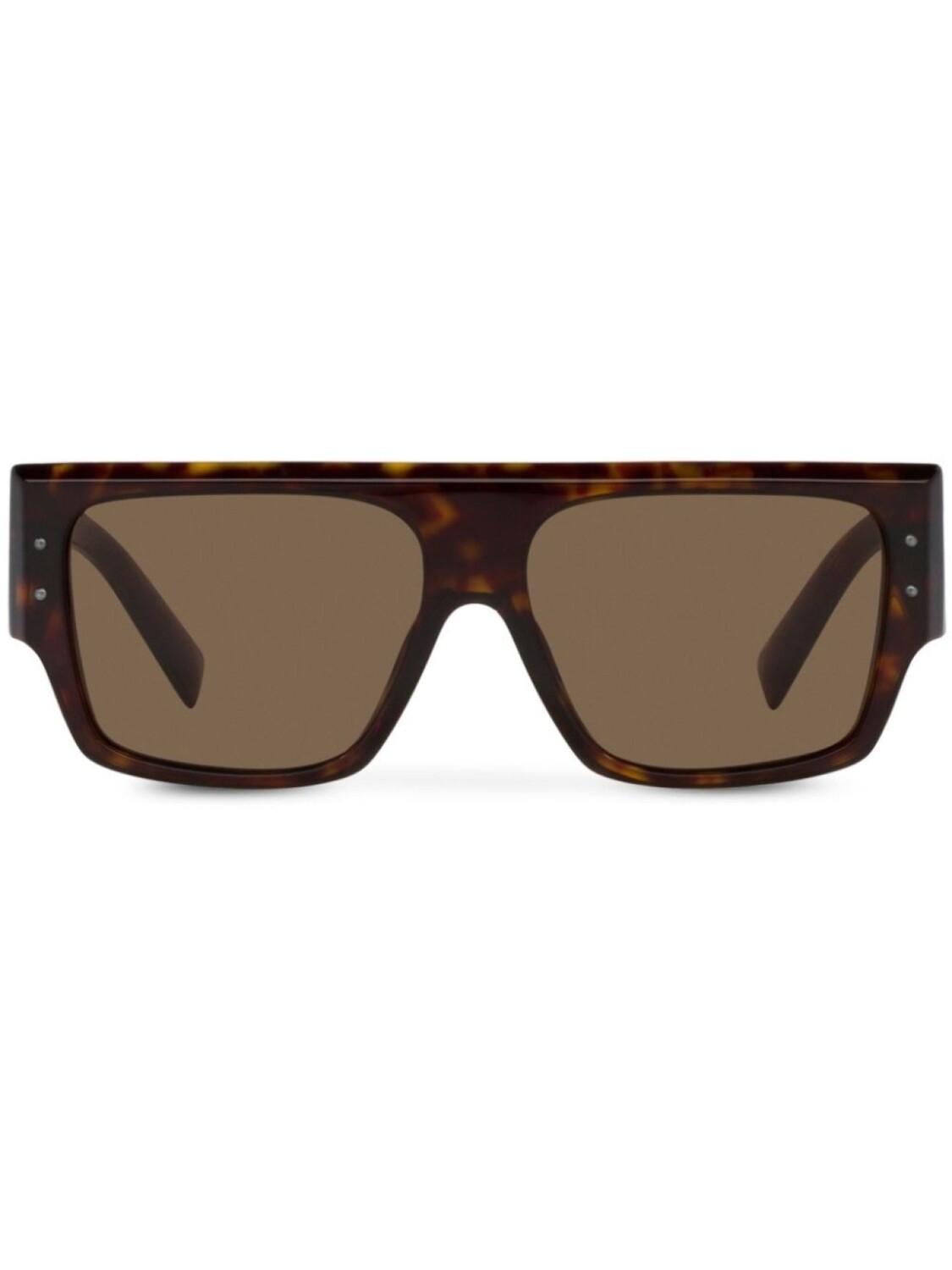 

Dolce & Gabbana Eyewear солнцезащитные очки DNA в массивной оправе, коричневый