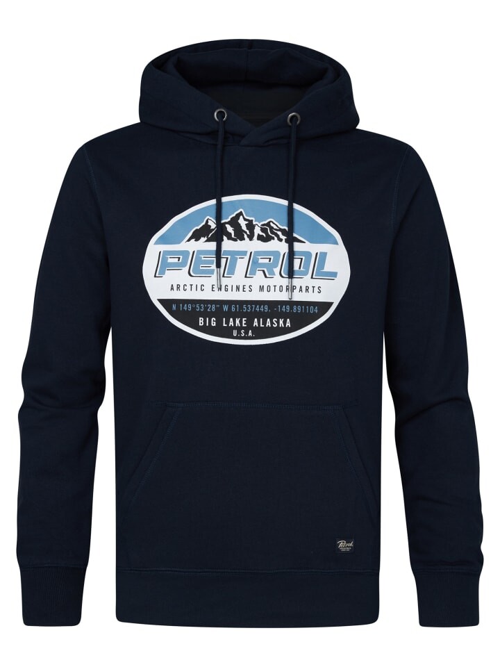 

Толстовка Petrol Industries Hoodie mit Aufdruck Taku, синий