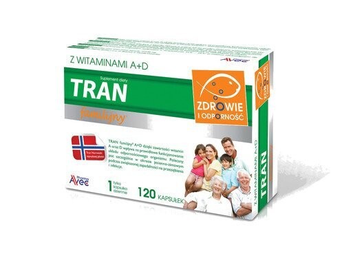 

Avec Pharma, Тран Фамилийный А+Д, 120 капсул