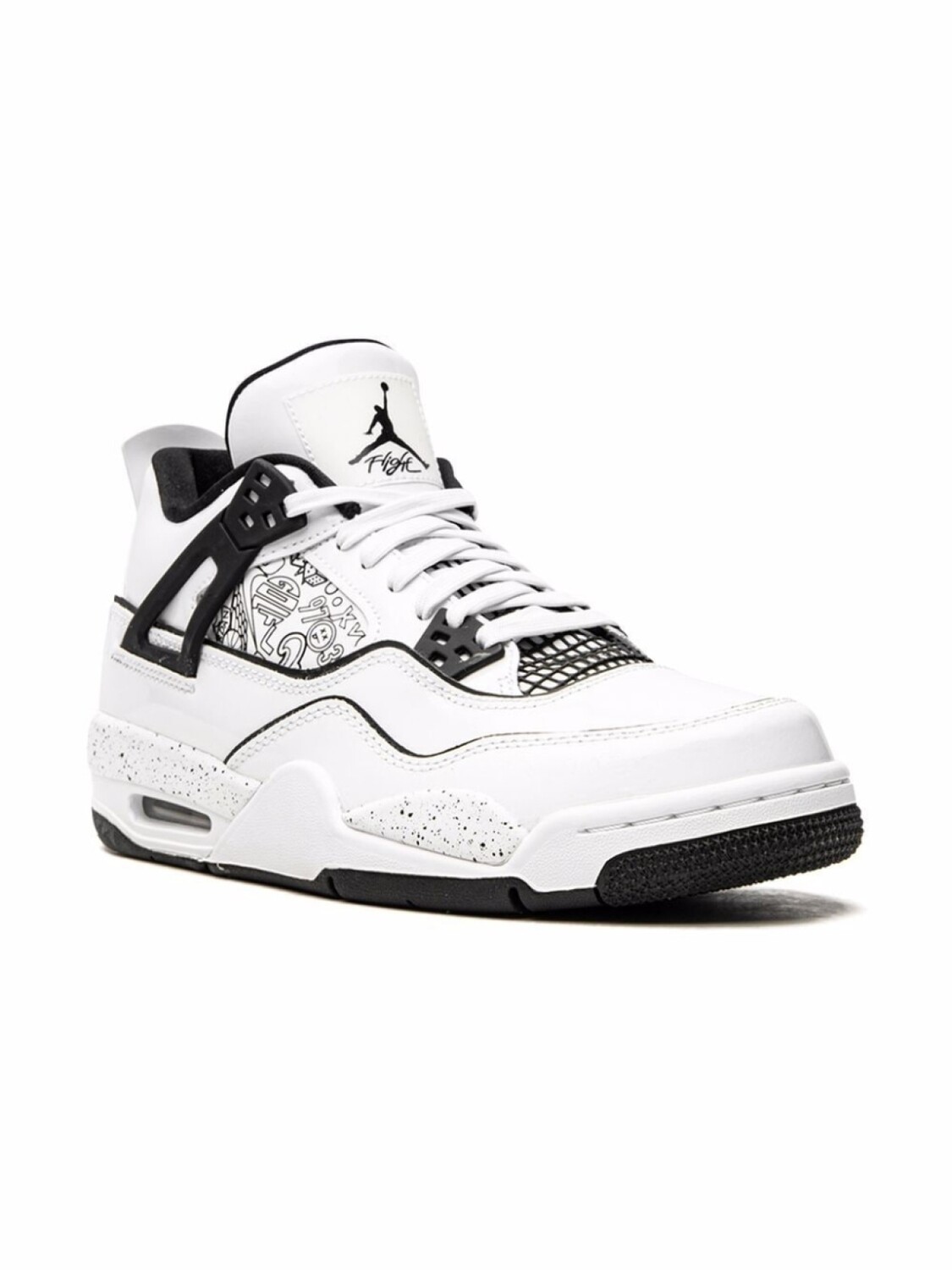 

Кроссовки Air Jordan 4 Retro DIY Jordan Kids, белый