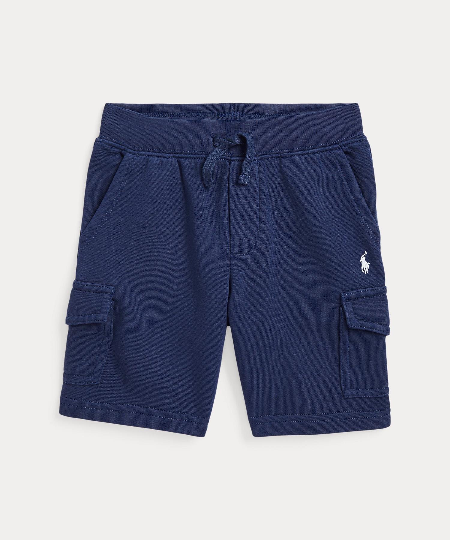 (Для мальчиков 2-7 лет) Шорты-карго из французского махрового трикотажа Polo Ralph Lauren, 410 Navy