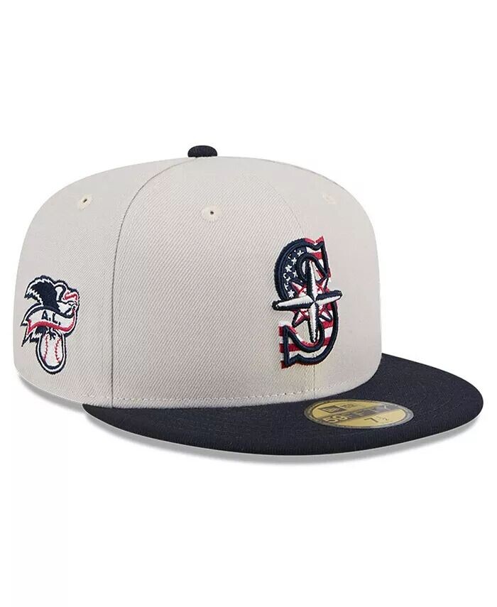 

Мужская черная шапка Seattle Mariners 2024 Fourth of July 59FIFTY Fitted New Era